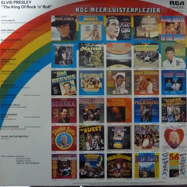 Elvis Presley : The King Of Rock 'N' Roll (LP, Comp)