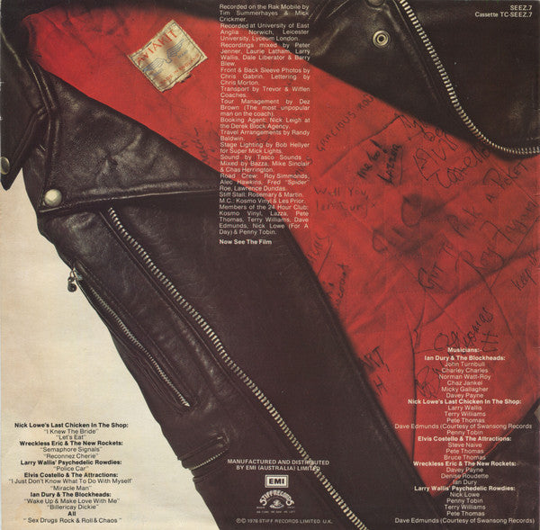 Various : Stiffs Live Stiffs (LP)