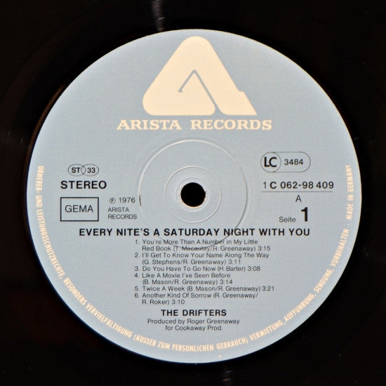 The Drifters : Every Nite's A Saturday Night (LP, Album)