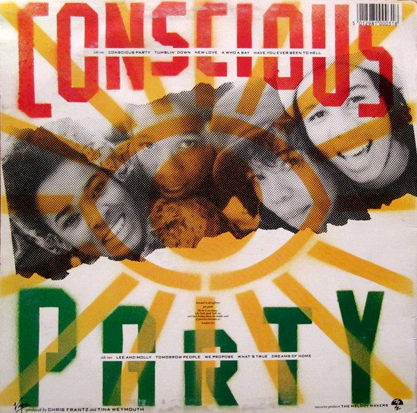Ziggy Marley And The Melody Makers : Conscious Party (LP, Album)