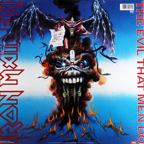 Iron Maiden : Can I Play With Madness · The Evil That Men Do (2x12", Comp, Ltd)