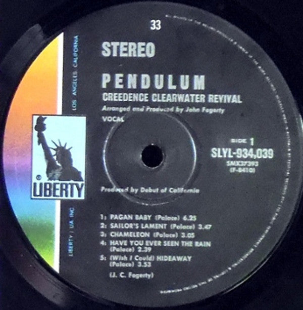 Creedence Clearwater Revival : Pendulum (LP, Album, Gat)