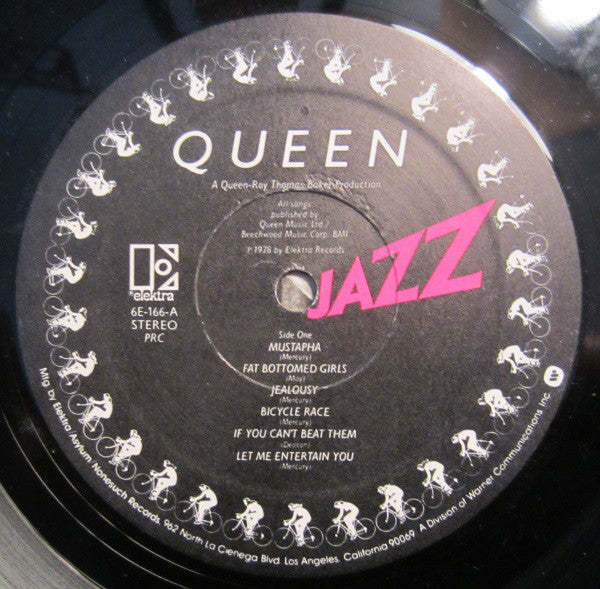 Queen : Jazz (LP, Album, PRC)