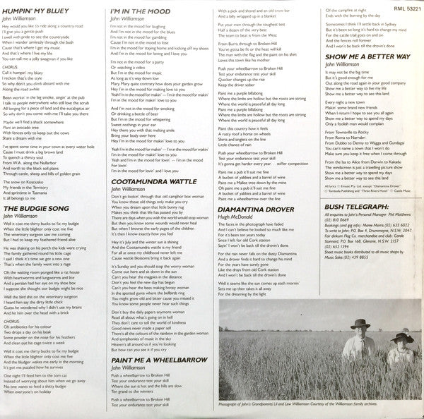John Williamson : Mallee Boy (LP, Album)