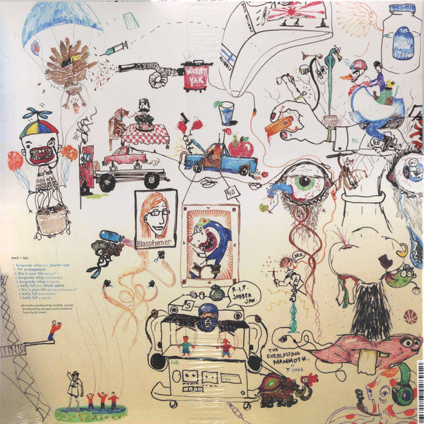 MED* + Blu (2) : The Burgundy (12", EP, Mar)