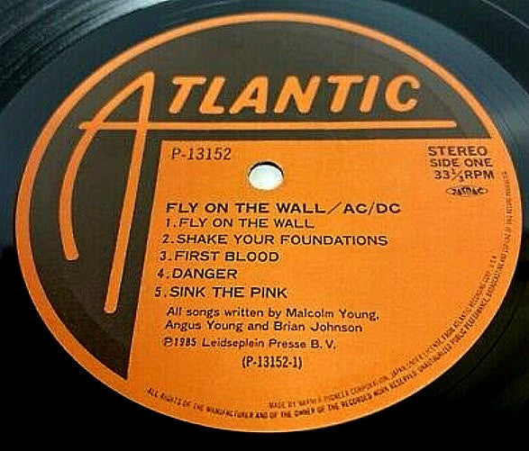 AC/DC : Fly On The Wall (LP, Album)