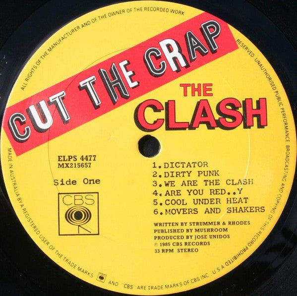 The Clash : Cut The Crap (LP, Album)