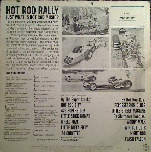 Various : Hot Rod Rally (LP, Comp, Mono, LA )
