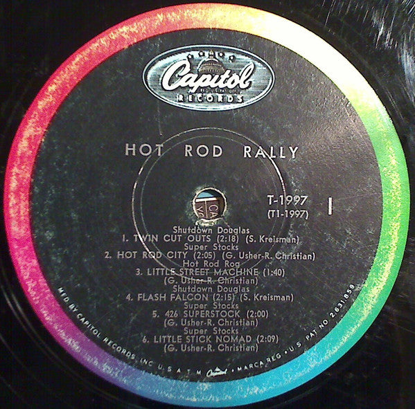 Various : Hot Rod Rally (LP, Comp, Mono, LA )