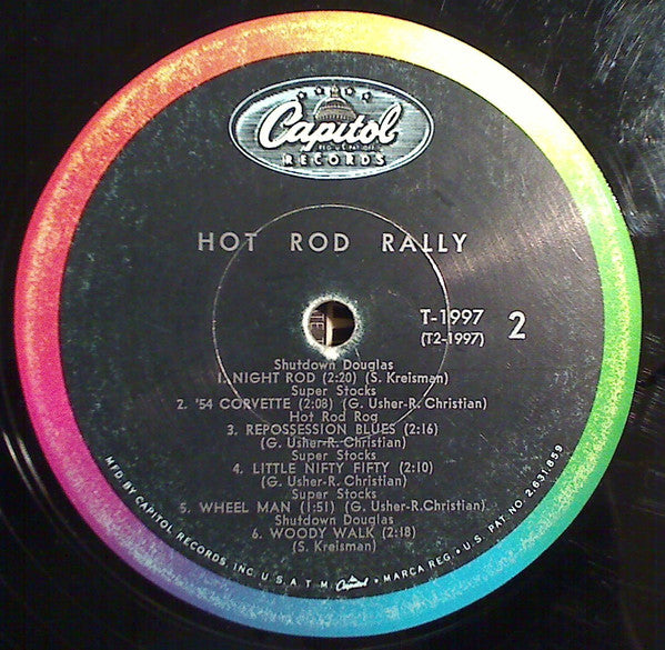 Various : Hot Rod Rally (LP, Comp, Mono, LA )