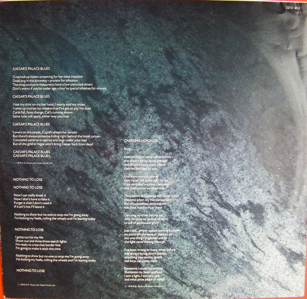 UK (3) : Danger Money (LP, Album)