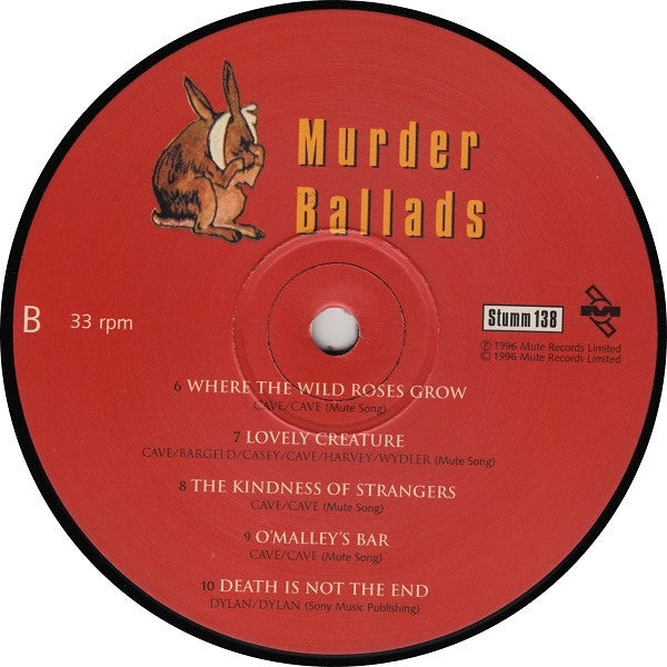 Nick Cave And The Bad Seeds* : Murder Ballads (LP, Album)