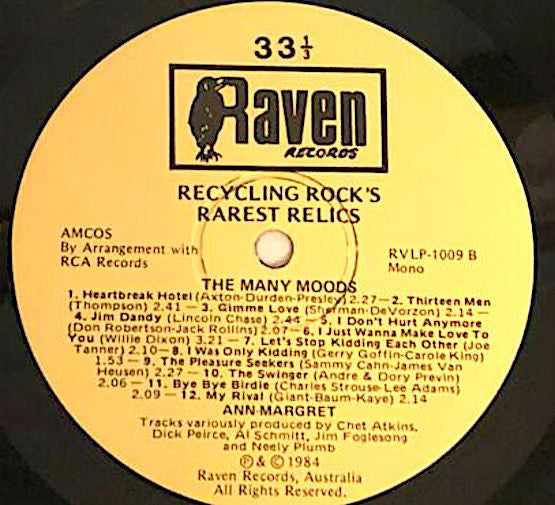 Ann-Margret* : The Many Moods Of Ann-Margret (LP, Comp)