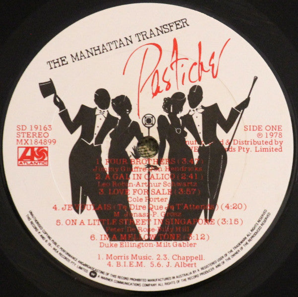 The Manhattan Transfer : Pastiche (LP, Album)