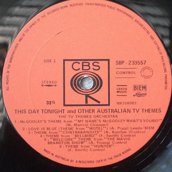 TV Themes Orchestra : This Day Tonight Theme & Other Great Australian TV Themes (LP, Album)