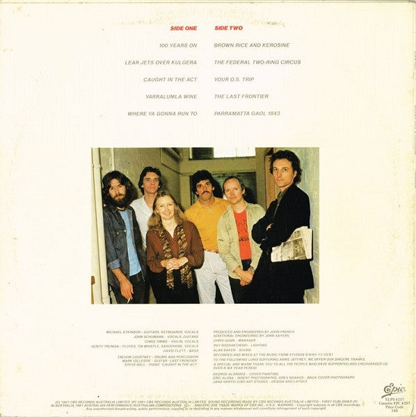 Redgum : Brown Rice & Kerosine (LP, Album)