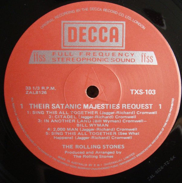 The Rolling Stones : Their Satanic Majesties Request (LP, Album, RE, Gat)