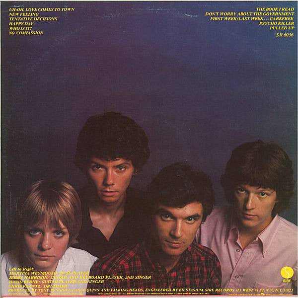 Talking Heads : Talking Heads: 77 (LP, Album, RE)