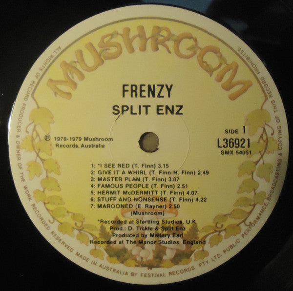 Split Enz : Frenzy (LP, Album, RE, Gat)