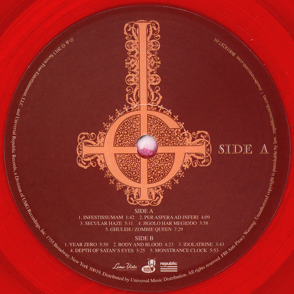 Ghost B.C.* : Infestissumam (LP, Album, Red)