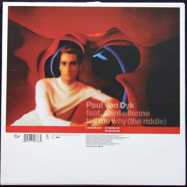 Paul van Dyk Feat. Saint Etienne : Tell Me Why (The Riddle) (12", Single)
