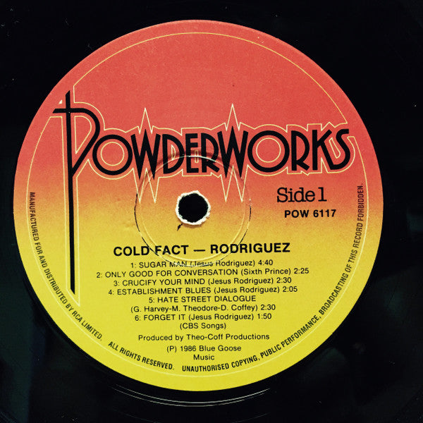 Sixto Rodriguez : Cold Fact (LP, Album, RE)