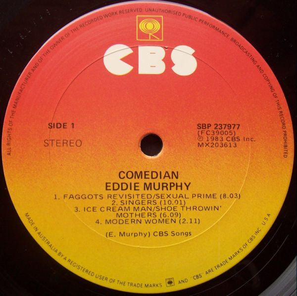 Eddie Murphy : Comedian (LP, Album)