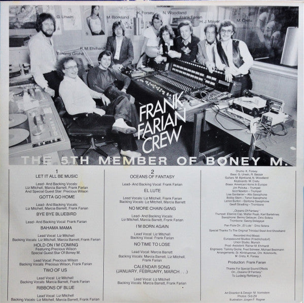 Boney M. : Oceans Of Fantasy (LP, Album, Gat)