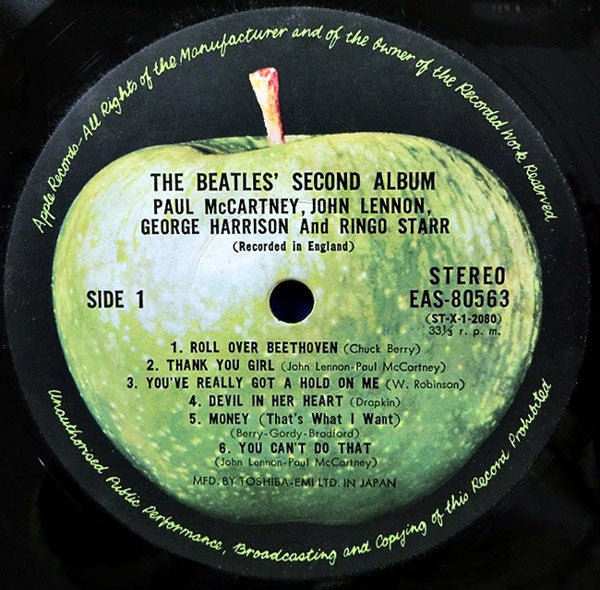 The Beatles : The Beatles' Second Album (LP, Album, RE, Gat)