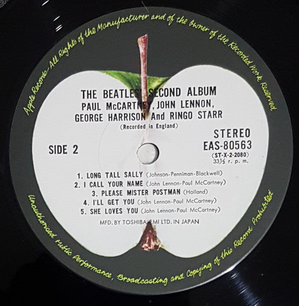The Beatles : The Beatles' Second Album (LP, Album, RE, Gat)