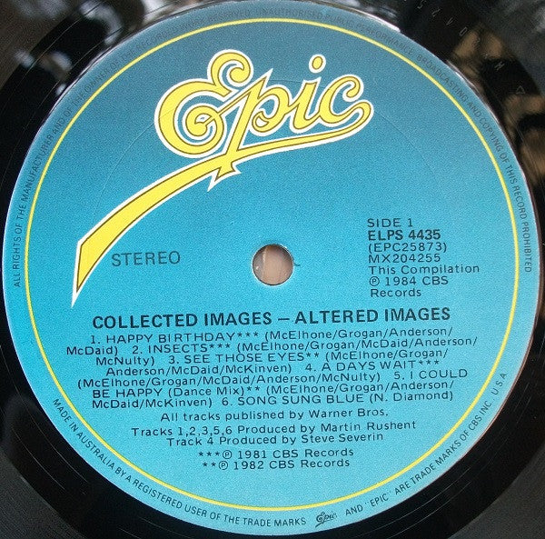Altered Images : Collected Images (LP, Comp)