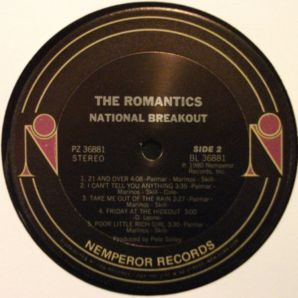 The Romantics : National Breakout (LP, Album)