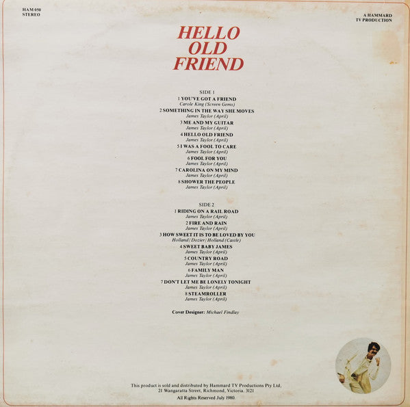 James Taylor (2) : Hello Old Friend (LP, Comp)