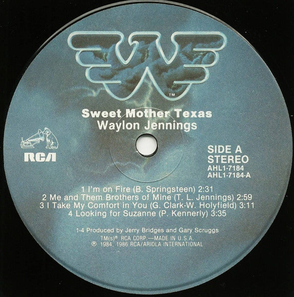 Waylon Jennings : Sweet Mother Texas (LP, Album)