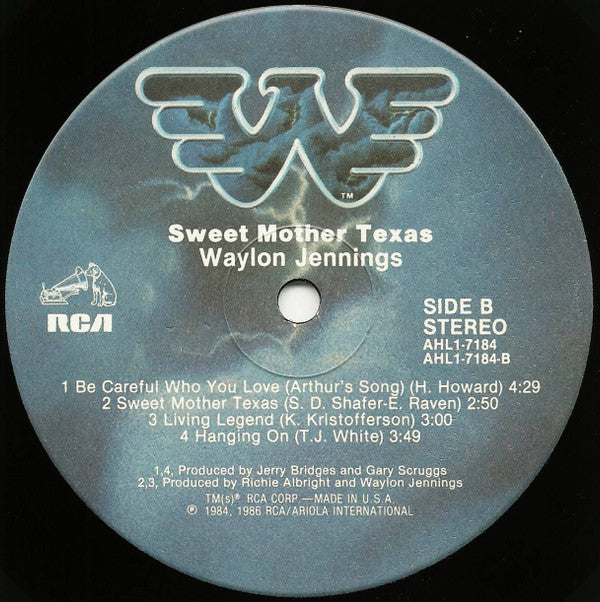 Waylon Jennings : Sweet Mother Texas (LP, Album)