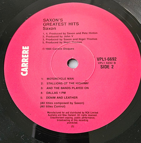 Saxon : Strong Arm Metal (LP, Comp)