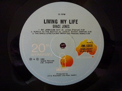 Grace Jones : Living My Life (LP, Album)