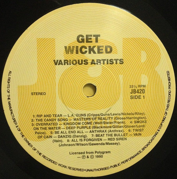 Various : Get Wicked (LP, Comp)