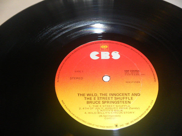 Bruce Springsteen : The Wild, The Innocent & The E Street Shuffle (LP, Album)