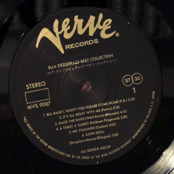 Ella Fitzgerald : Best Collection (2xLP, Comp)