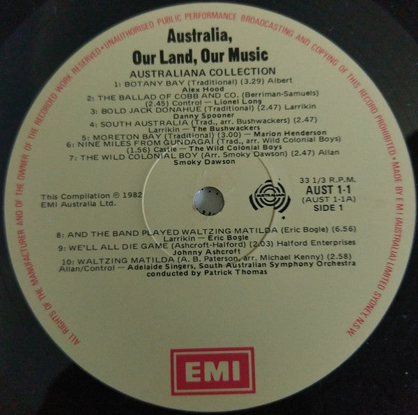Various : Australia - Our Land Our Music (2xLP, Comp, RE)