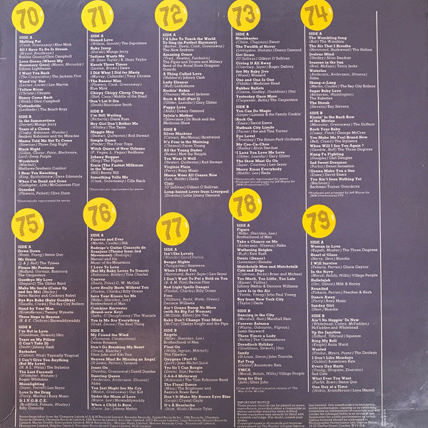 Various : The Sensational 70s (10xLP, Comp)