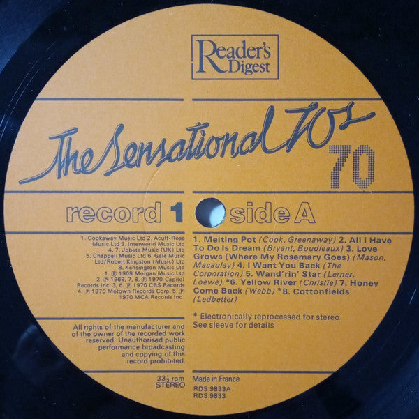 Various : The Sensational 70s (10xLP, Comp)
