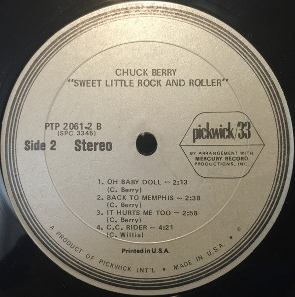 Chuck Berry : Sweet Little Rock And Roller (LP, Comp)
