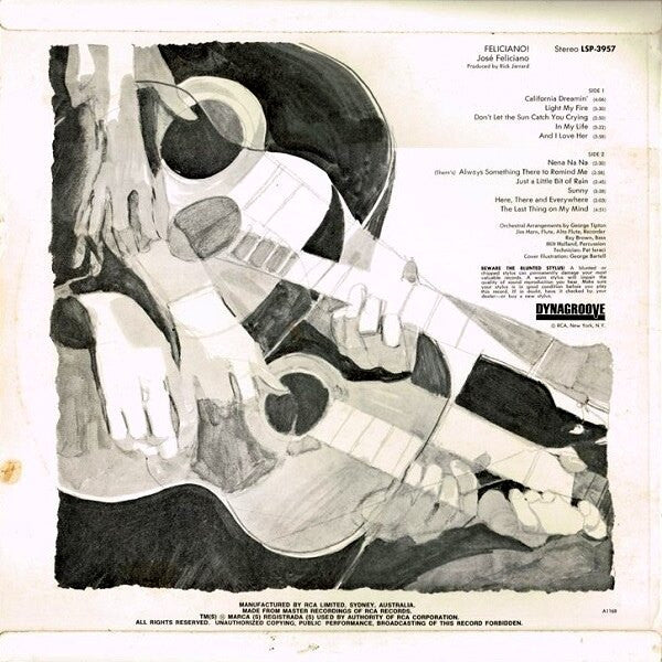 José Feliciano : Feliciano! (LP, Album, RP)