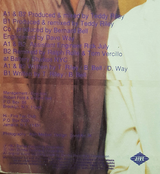 Hi-Five : I Like The Way (The Kissing Game) (12", Single)