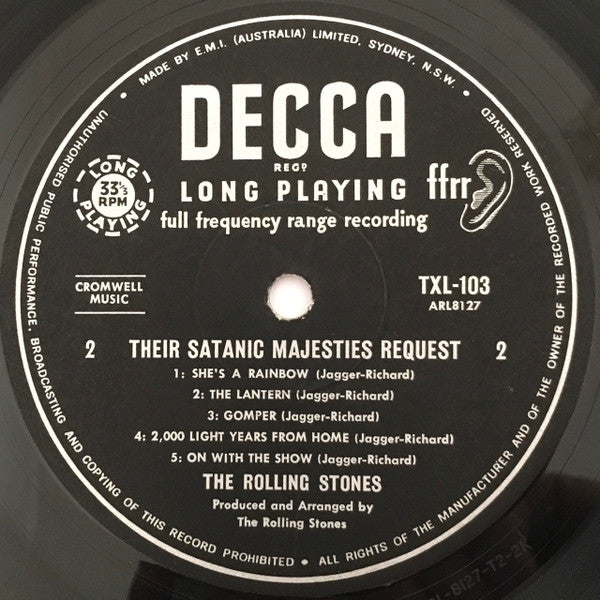 The Rolling Stones : Their Satanic Majesties Request (LP, Album, Mono)