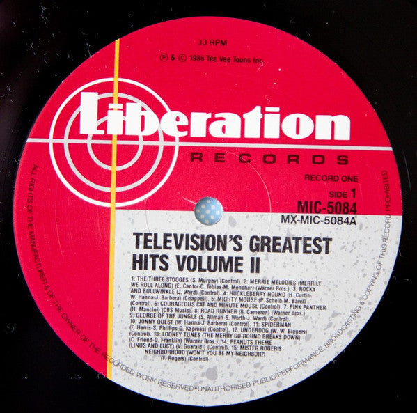 Various : Television's Greatest Hits, Volume II (2xLP, Comp, Gat)