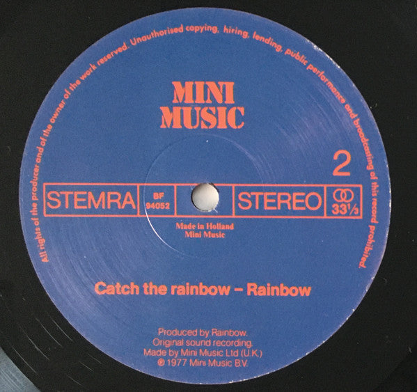 Rainbow : Catch The Rainbow (2xLP, Unofficial)