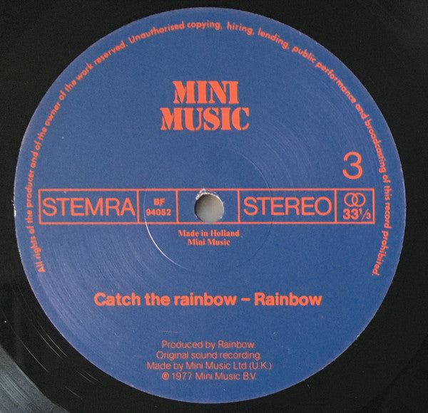 Rainbow : Catch The Rainbow (2xLP, Unofficial)